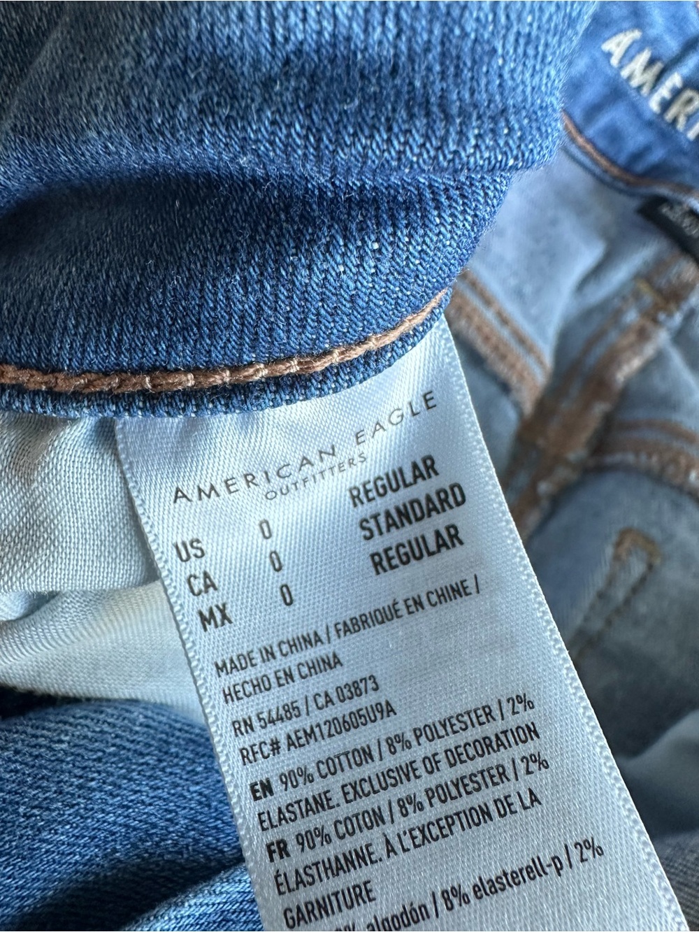 AE Ne(x)t Level Hi Rise Jegging Size 0 Regular - Picture 4 of 14